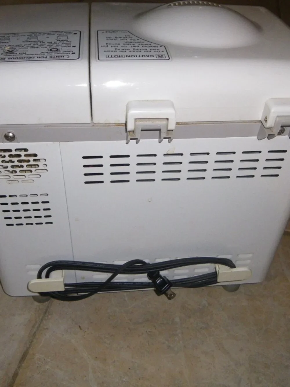 Vintage Toastmaster Bread Box Bread Maker Model 1150 White 550W